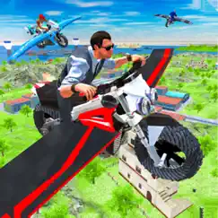 flying motorbike: bike games logo, reviews