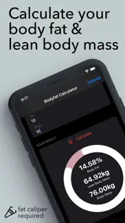 body fat calculator pro iphone capturas de pantalla 1