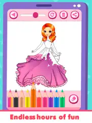 paint princess - coloring book ipad images 4