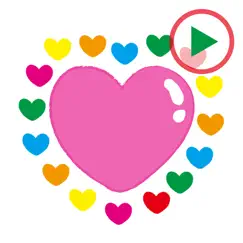 heart animation 1 sticker logo, reviews