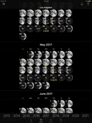 moon phases and lunar calendar ipad images 1