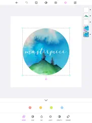 watercolor logo maker iPad Captures Décran 4