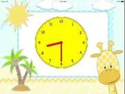 tell the time - baby learning english flash cards ipad images 1