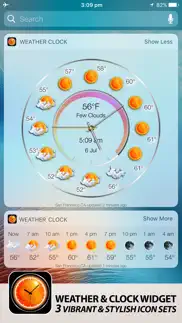weather clock widget iphone images 3