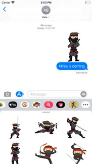 ninja samurai stickers iphone images 1
