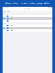 icontacts+: contacts de groupe iPad Captures Décran 3