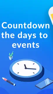 countdown reminder, widget app iphone resimleri 1