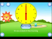 tell the time - baby learning english flash cards ipad images 2
