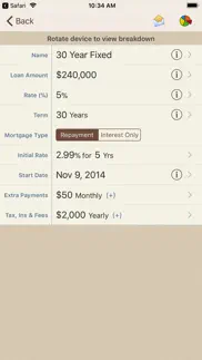 mortgage calculator™ iphone images 2