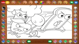eating healthy coloring book iphone images 3