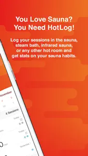 hotlog - sauna session tracker iphone images 2