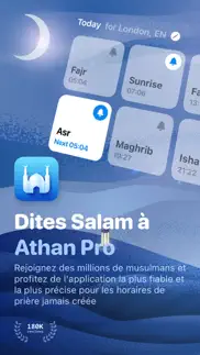 athan pro: coran, azan, qibla iPhone Captures Décran 2