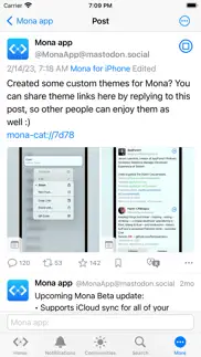 mona for mastodon iphone capturas de pantalla 4