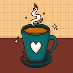 coffee-hot coffee stickers logo, reviews