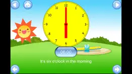 tell the time - baby learning english flash cards iphone images 2
