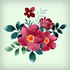 watercolor bouquets stickers logo, reviews