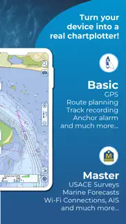 aqua map - mobile chartplotter iphone images 1
