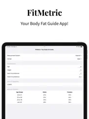 my body fat calculator ipad images 1