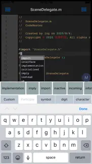 codemaster - mobile coding ide iphone images 4
