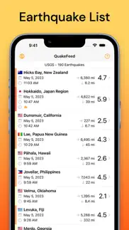 quakefeed earthquake tracker iphone images 2