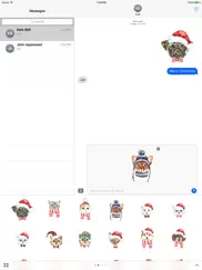 xmas pals - cat and dog emojis ipad resimleri 2