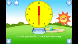 tell the time - baby learning english flash cards iphone images 4