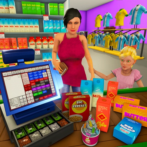 Supermarket Shopping Games 3D app reviews download