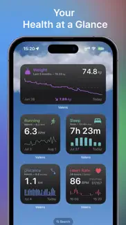 valens - widgets for health iPhone Captures Décran 1