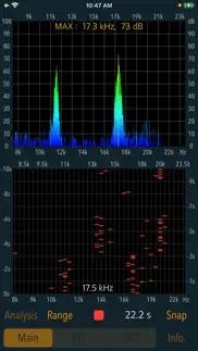 high-frequency noise monitor iPhone Captures Décran 1