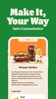 burger king® app iphone images 2