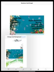 conception cartes visite iPad Captures Décran 3