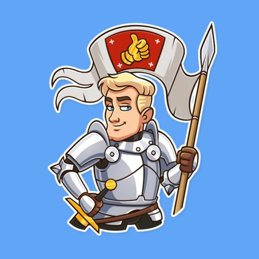 Blond Knight Stickers app reviews download