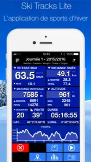 ski tracks lite iPhone Captures Décran 1