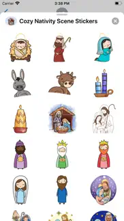 cozy nativity scene stickers iphone images 2