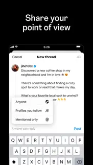 threads, an instagram app iphone capturas de pantalla 4