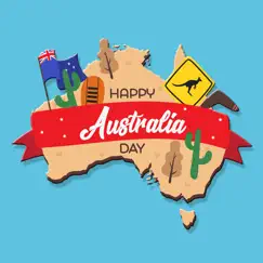 australia day stickers logo, reviews