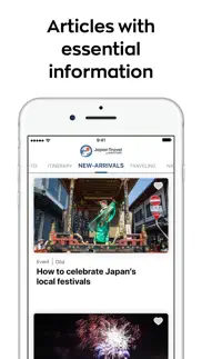 voyager au japon - navigation iPhone Captures Décran 3