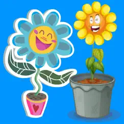 flower power emoji stickers logo, reviews