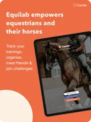 equilab: horse riding app ipad images 1