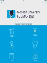 monash university fodmap diet iPad Captures Décran 1