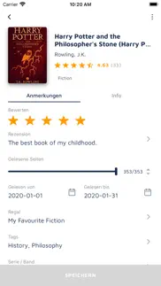 bookshelf-your virtual library iphone bildschirmfoto 3