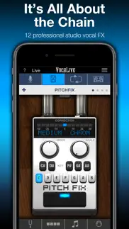 vocalive cs iphone capturas de pantalla 2