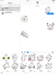 rabbit animated stickers ipad images 1