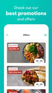 deliveroo: food delivery app iphone capturas de pantalla 3