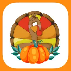 thanksgiving day cute stickers logo, reviews