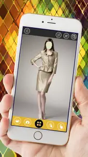 elegant women suit montage iphone images 3