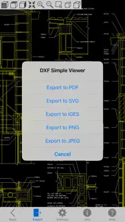 dxf simple viewer iphone capturas de pantalla 2