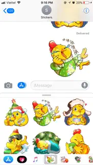 christmas chicken chuu sticker iphone images 3