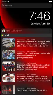 actu mali, actu afrique iPhone Captures Décran 2