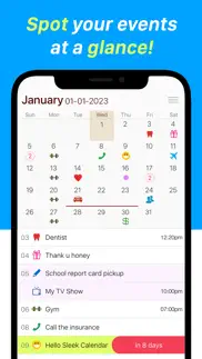 sleek calendar iphone images 1